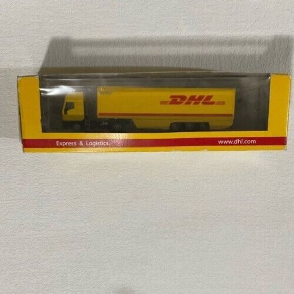 NWB Rietze 1/87 H0 DHL Iveco EuroStar Express & Logistics Truck Post + Box 90518 - Picture 13 of 14